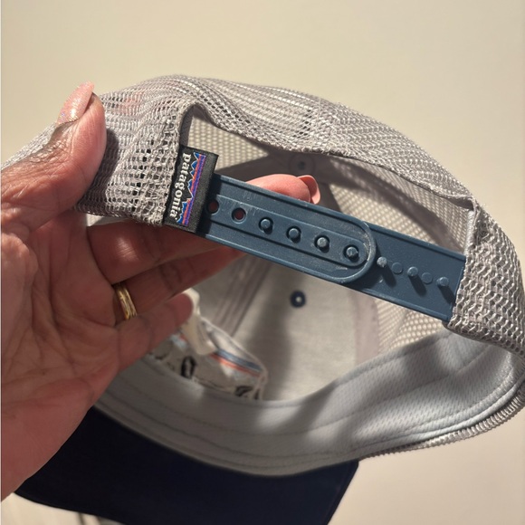 Patagonia Gray and Blue Buffalo Cap Baseball Cap Hat Unisex OS - Picture 5 of 7